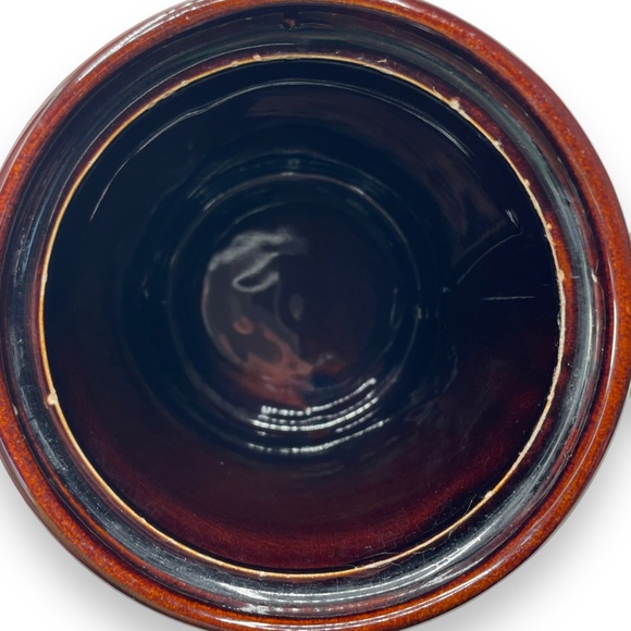 Pfaltzgraff Vintage Gourmet Brown Stoneware Glaze Coffee Tea Pot w/ Lid 8" Tall - Picture 11 of 12